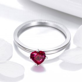 Silver Heartbeat Ring - PANDORA Style - SCR389