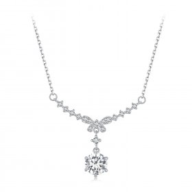 Pandora Style Moissanite Necklace (Comes with One Certificate) - MSN020