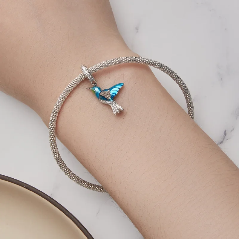 (image for) Kingfisher Pendant Charm in the Pandora style - BSC858 - View 5