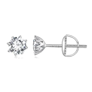 (image for) Pandora Style 0.5 Carat Moissanite Hoops Earrings - MSE019-S