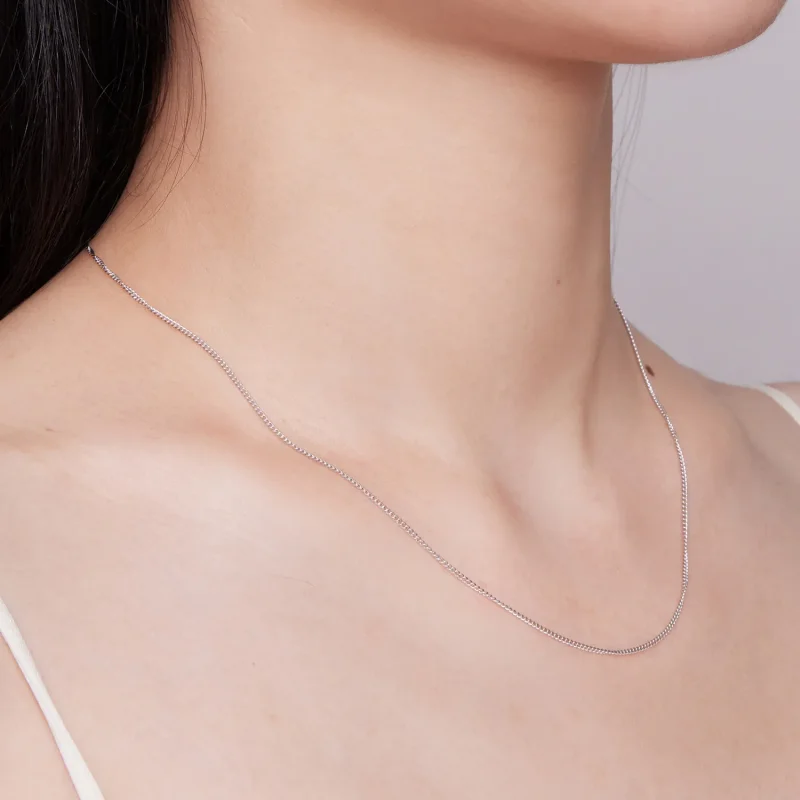 (image for) Pandora Style 0.8 Side Basics Chain Necklace - SCA025 - View 5