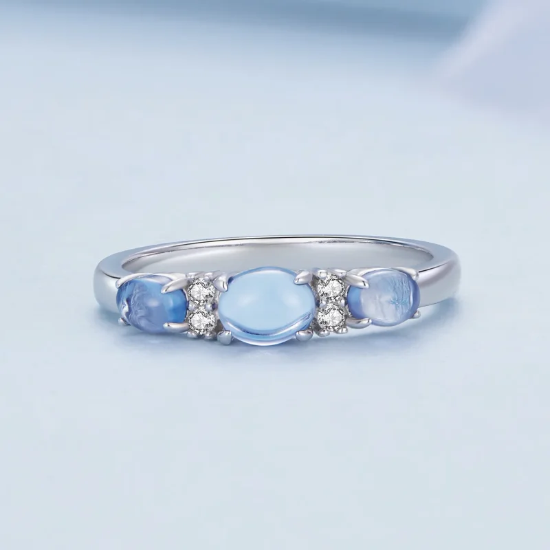 (image for) Pandora Style 3 Stones Ring - BSR427 - View 3