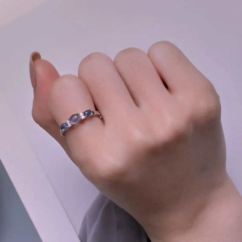 (image for) Pandora Style 3 Stones Ring - BSR427 - View 5