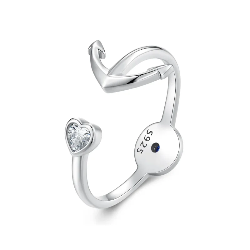 (image for) Pandora Style Anchor Compass Open Ring - SCR935 - Product Image