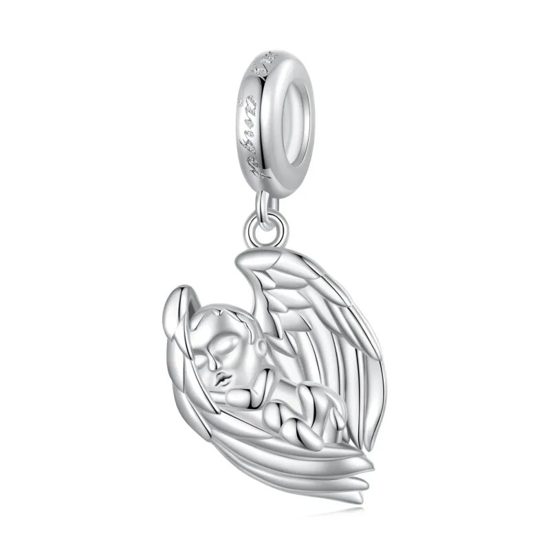 (image for) Pandora Style Angel Baby Pendant Charm - BSC851 - Product Image