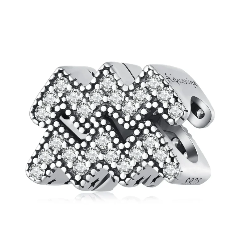 (image for) Pandora Style Aquarius Lucky Zodiac Charm - SCC2516-12 - Product Image