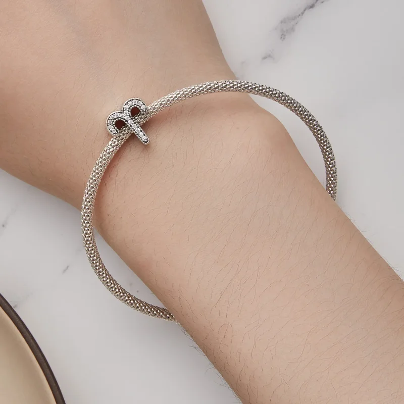 (image for) Pandora Style Aries Lucky Zodiac Sign Charm - SCC2516-1 - View 6