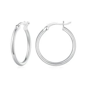(image for) Pandora Style Big Circle Hoops Earrings - SCE1608-L