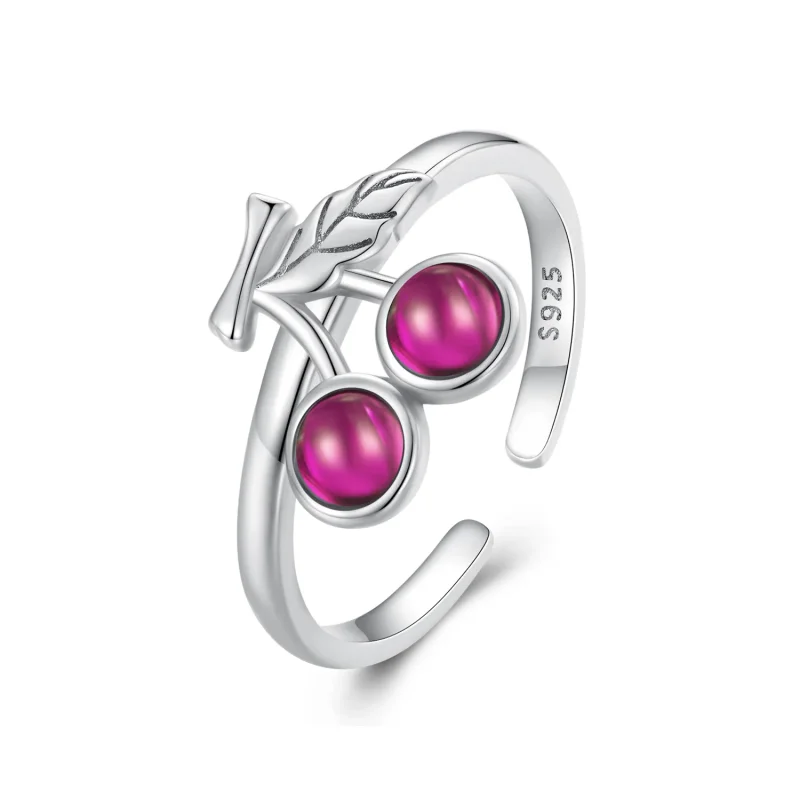 (image for) Pandora Style Cherry Open Ring - SCR936 - Product Image