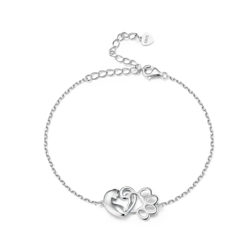 (image for) Pandora Style Cute Cat Bracelet - SCB253 - Product Image