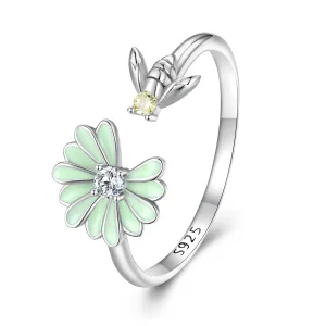 (image for) Pandora Style Daisy Bee Open Ring - SCR929