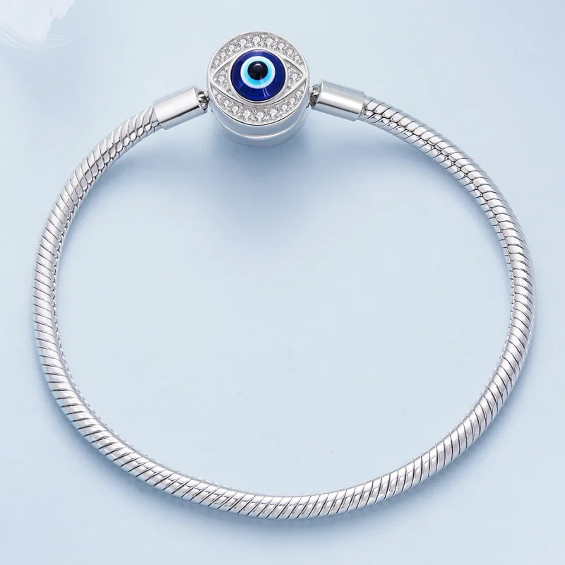 (image for) Pandora Style Devil Eye Basics Chain Bracelet - BSB122 - View 3