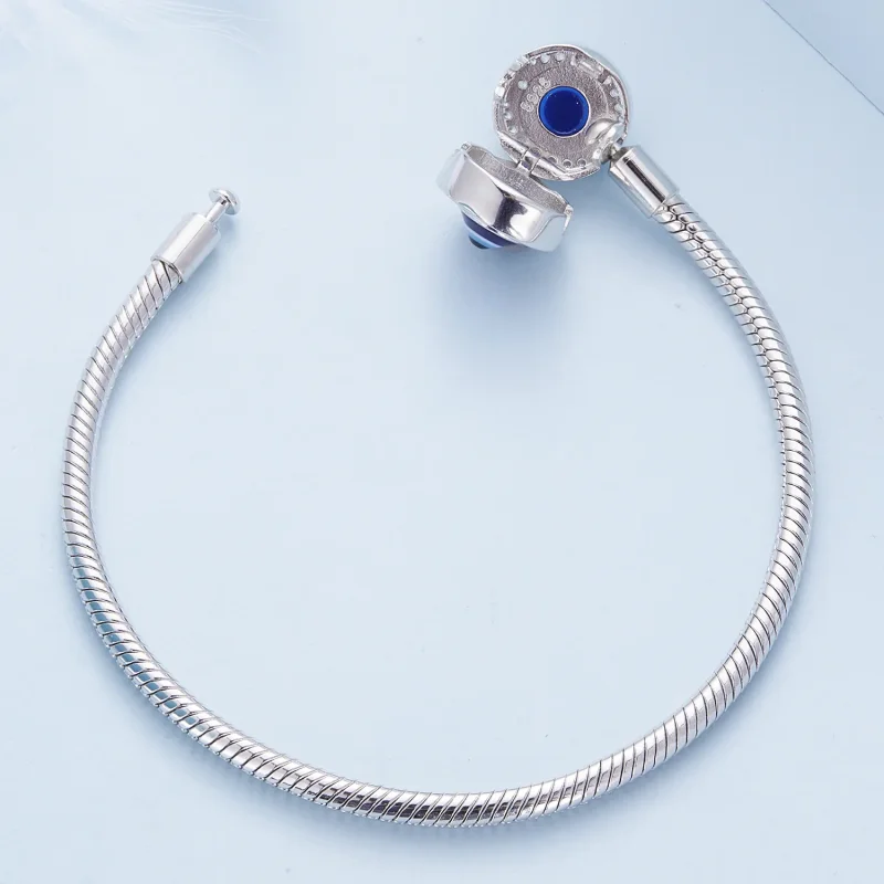 (image for) Pandora Style Devil Eye Basics Chain Bracelet - BSB122 - View 4