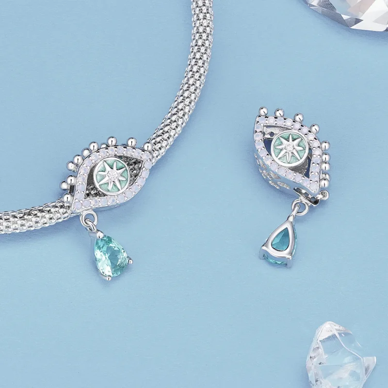 (image for) Pandora Style Devil Eye Charm - BSC856 - View 4