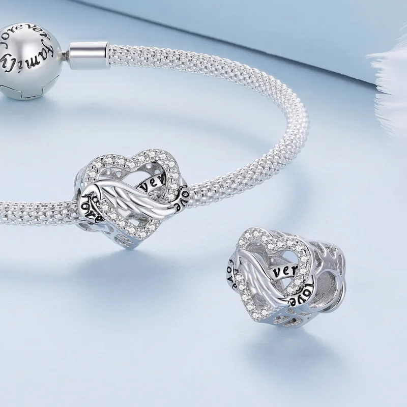 (image for) Pandora Style Eternal Heart Charm - BSC853 - View 4