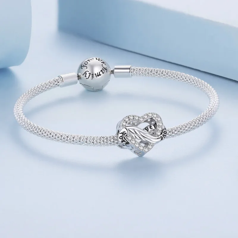 (image for) Pandora Style Eternal Heart Charm - BSC853 - View 5