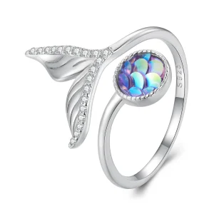 (image for) Pandora Style Fishtail Open Ring - BSR429