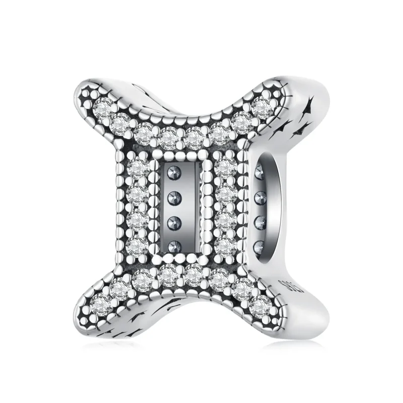 (image for) Pandora Style Gemini Lucky Zodiac Charm - SCC2516-3 - Product Image