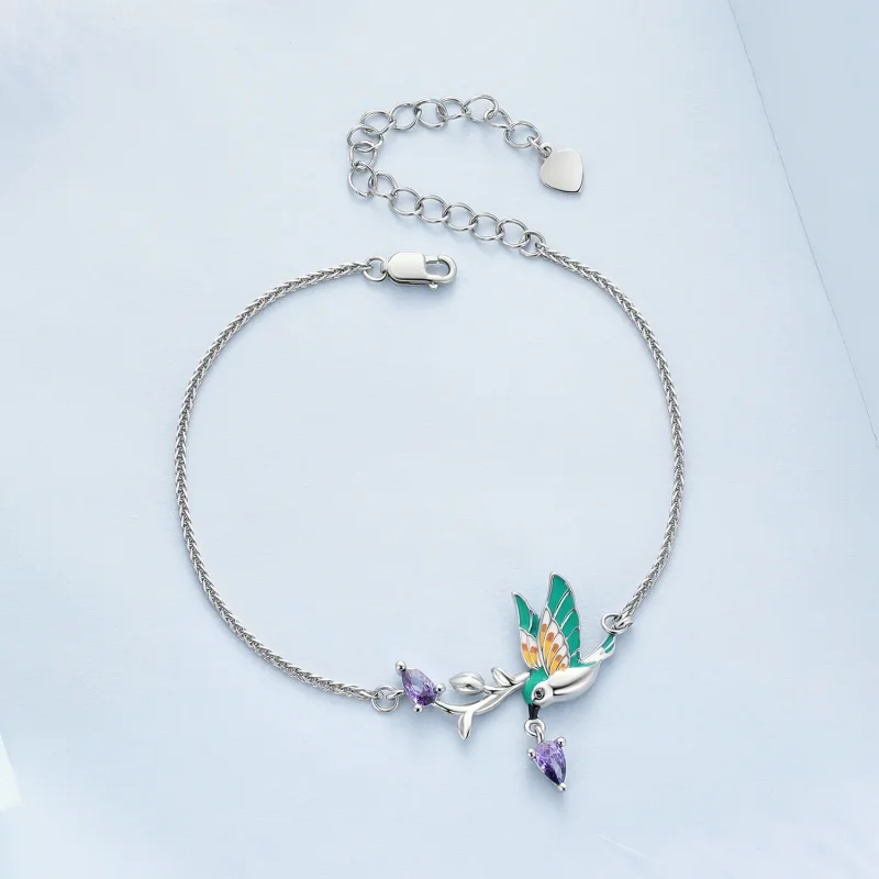 (image for) Pandora Style Kingfisher Bracelet - BSB126 - View 2