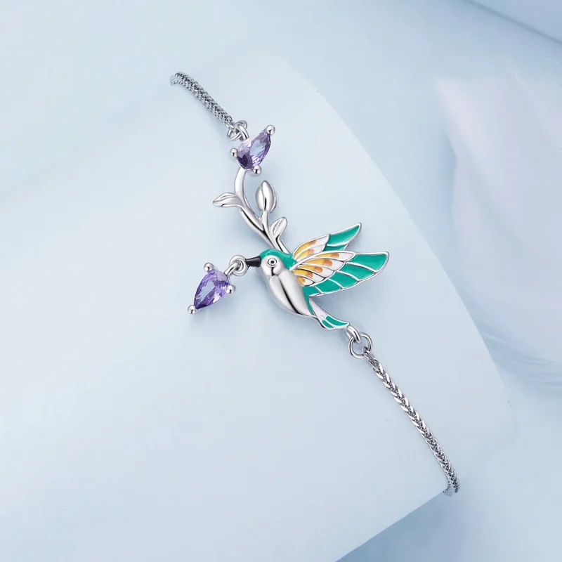 (image for) Pandora Style Kingfisher Bracelet - BSB126 - View 3