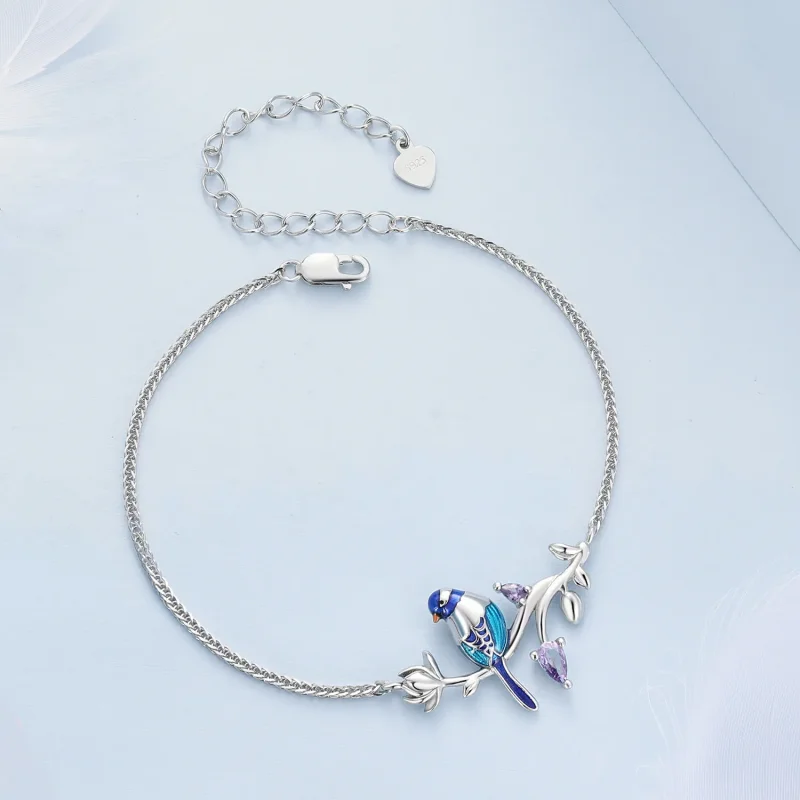 (image for) Pandora Style Kingfisher Bracelet - BSB127 - View 2