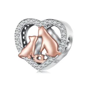 (image for) Pandora Style Kiss The Cat Charm - SCC2517