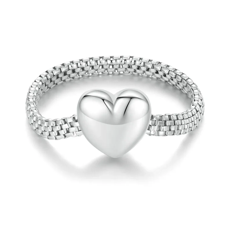 (image for) Pandora Style Love Chain Ring - BSR422 - Product Image