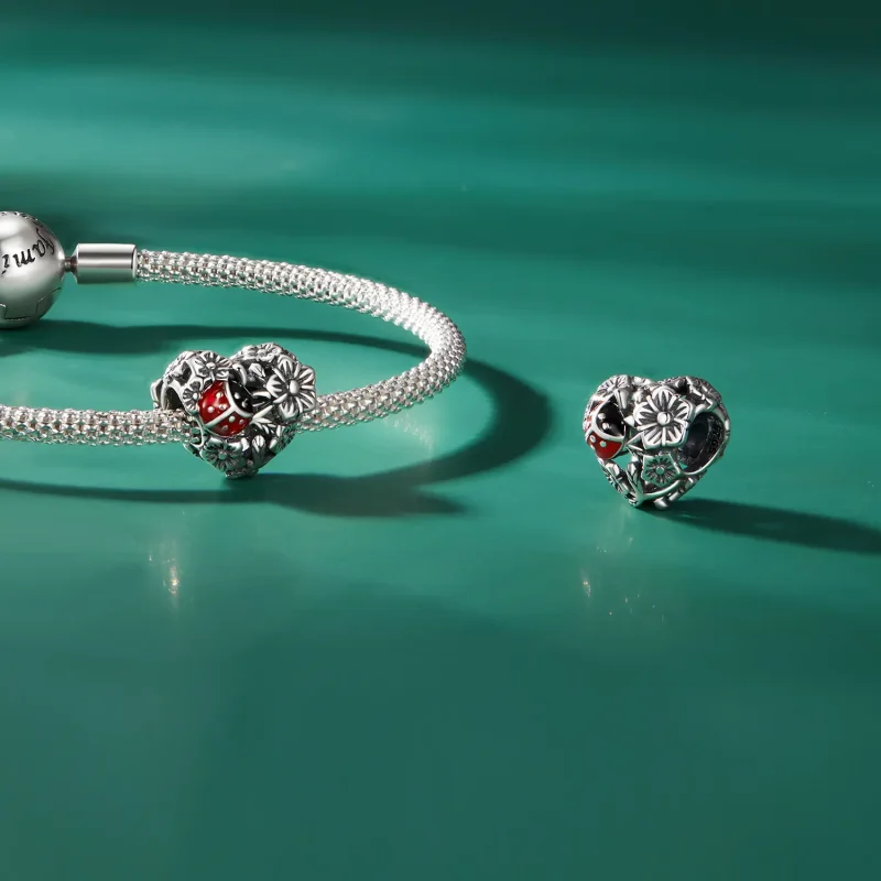 (image for) Pandora Style Lucky Ladybug Charm - SCC2524 - View 4