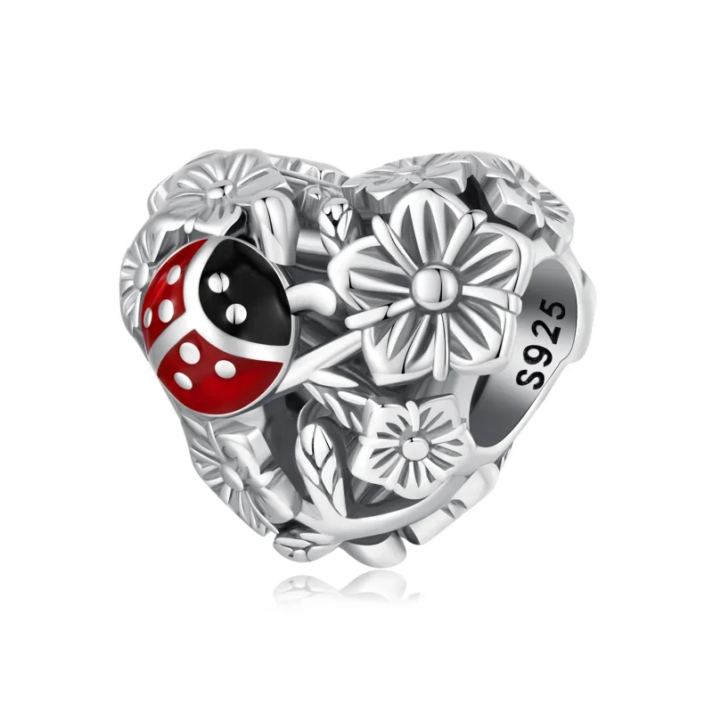 (image for) Pandora Style Lucky Ladybug Charm - SCC2524 - Product Image