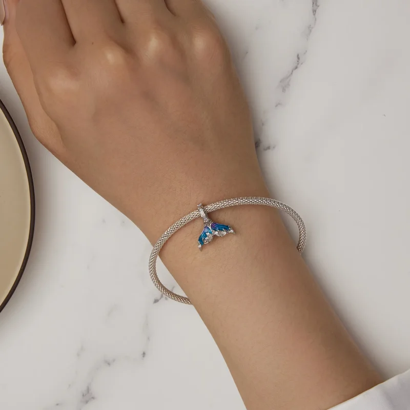 (image for) Pandora Style Mermaid Tail Charm - BSC876 - View 5