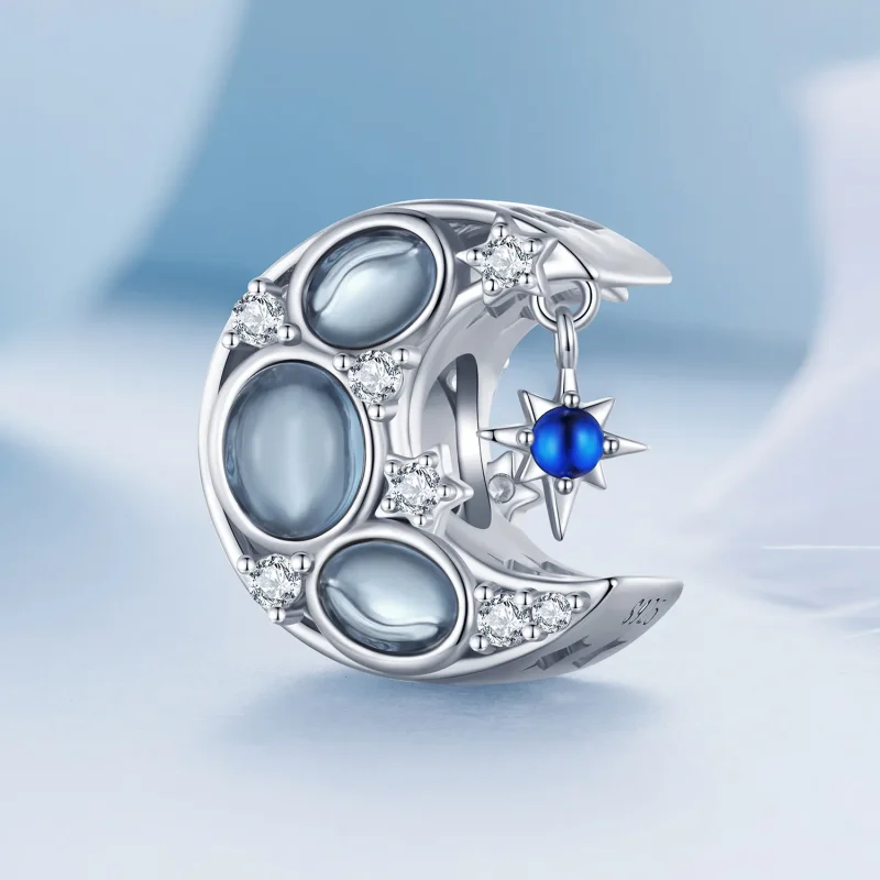 (image for) Pandora Style Moon Charm - BSC872 - View 2