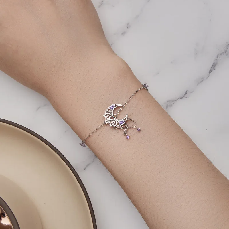 (image for) Pandora Style Moon Dream Catcher Bracelet - BSB125 - View 6