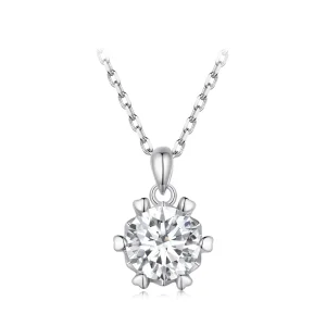 (image for) Pandora Style Necklace adorned with a luxurious Moissanite - MSN006-A