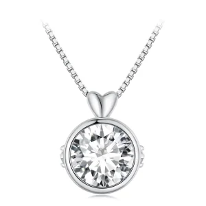 (image for) Pandora Style Necklace with 1 Carat Moissanite - MSN013