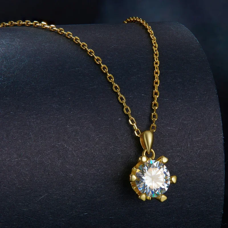 (image for) Pandora Style Necklace with Luxury Moissanite - MSN006-B - View 2