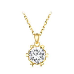(image for) Pandora Style Necklace with Luxury Moissanite - MSN006-B