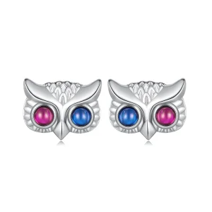 (image for) Pandora Style Owl Stud Earrings - SCE1602