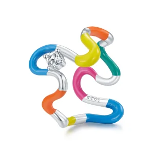 (image for) Pandora Style Rainbow Irregular Ring - SCR940