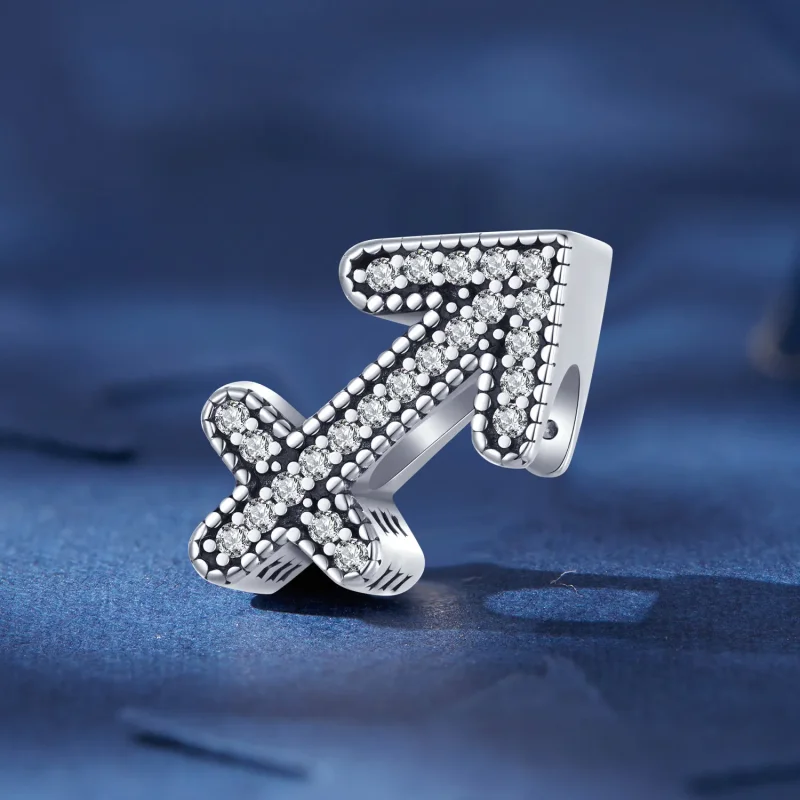 (image for) Pandora Style Sagittarius Lucky Zodiac Charm - item code SCC2516-9 - View 2