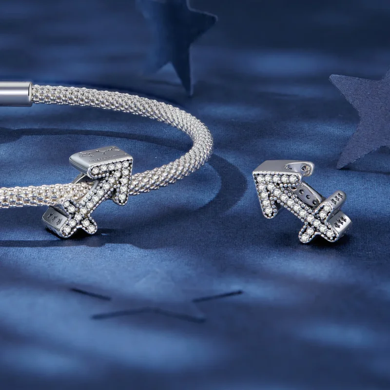 (image for) Pandora Style Sagittarius Lucky Zodiac Charm - item code SCC2516-9 - View 4