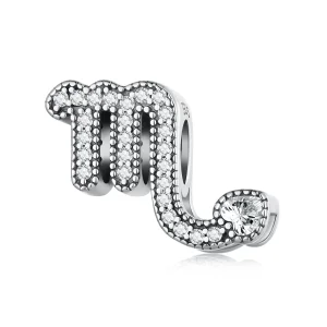 (image for) Pandora Style Scorpio Lucky Zodiac Sign Charm - SCC2516-8