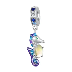 (image for) Pandora-style Seahorse Pendant Charm - BSC850