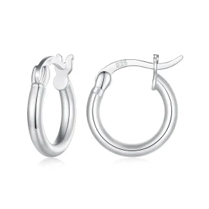 (image for) Pandora Style Small Circle Hoops Earrings - SCE1608-S