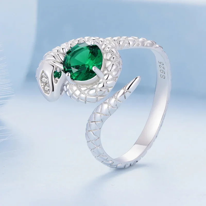 (image for) Pandora Style Snake Open Ring - BSR441 - View 2