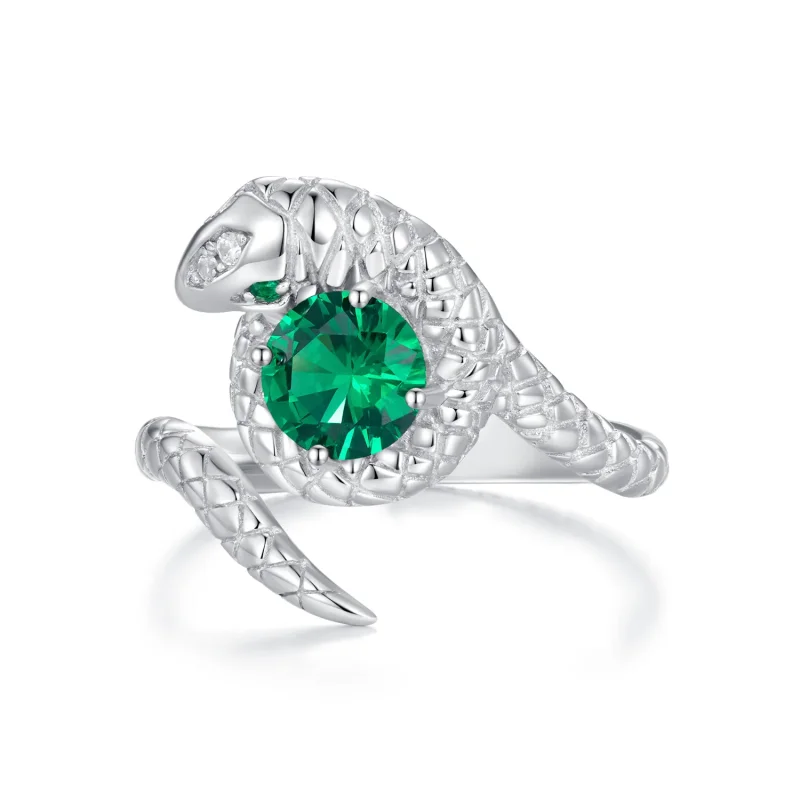 (image for) Pandora Style Snake Open Ring - BSR441 - Product Image