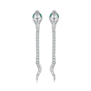(image for) Pandora Style Spirit Snake Stud Earrings - BSE851