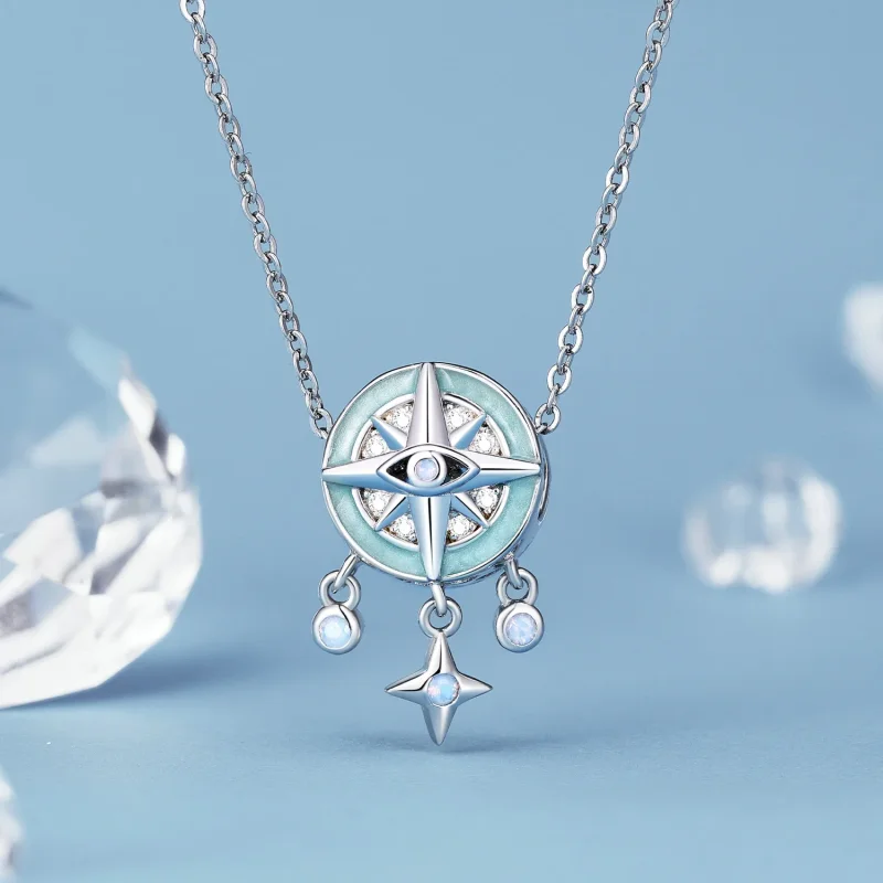 (image for) Pandora Style Star Compass Charm - BSC854 - View 2