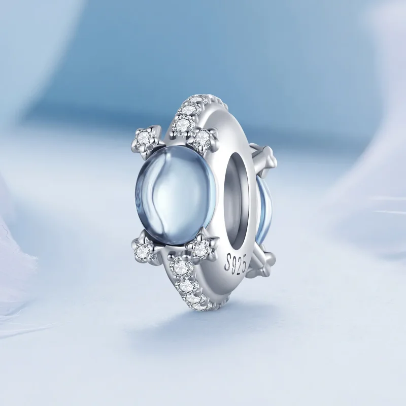 (image for) Pandora Style Star Spacer Charm - BSC873 - View 2