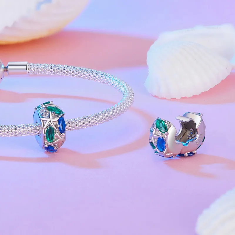 (image for) Pandora Style Starfish Clip - BSC847! - View 4