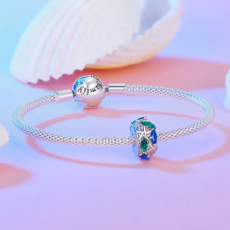 (image for) Pandora Style Starfish Clip - BSC847! - View 5